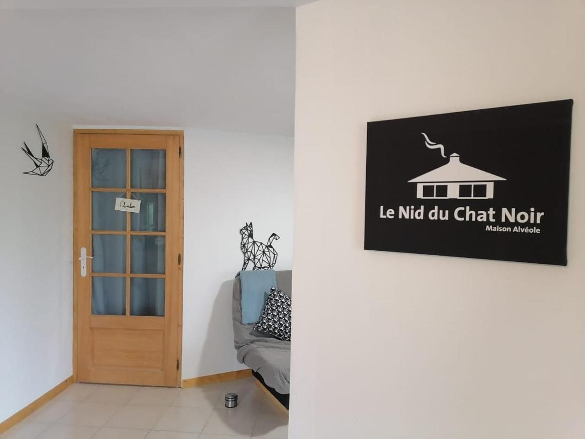 Le Nid Du Chat Noir - Maison Alveole Bed And Books Sciez Buitenkant foto